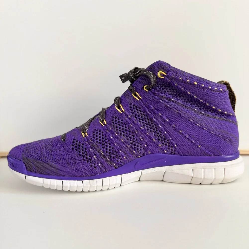 NIKE Free Flyknit Rare Chukka Hyper Grape Purple Colorway Sneakers Men’s Size 9